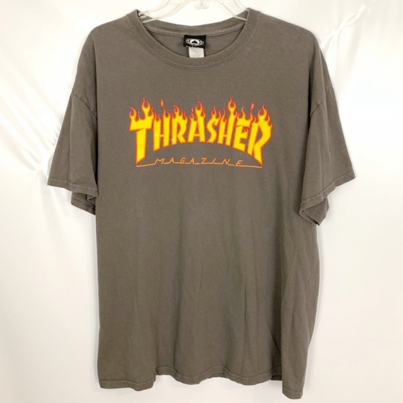 Thrasher Other - Thrasher Magazine Grey T-Shirt Mens Size XL